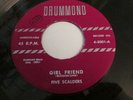 THE FIVE SCALDERS LEGENDARY DETROIT DOO WOP 45 DRUMMOND LBL GIRL FRIEND /WILLOW