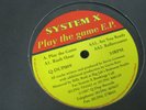 RECORD 12” SINGLE SYSTEM X PLAY THE GAME EP 1815
