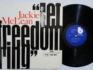JACKIE MCLEAN Let Freedom Ring WALTER DAVIS BLUE NOTE JAZZ LP VG++