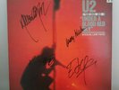 U2 Live Under A Blood Red Sky LP Album Autographed By All Four Members Signed
