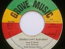 1977 Roots Reggae  WICKED CAN'T RUN AWAY  Glenroy Glen Roy Richards  GROVE MUSIC