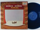DAVE BRUBECK & PAUL DESMOND At Wilshire-Ebell FANTASY LP blue wax **