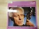 MAINARDI Bach Cello Suites No.1-6 Orig Stereo Eurodisc grey Label 4 LP Box Linen