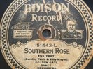 Edison 78 RPM #51443 The Golden Gate Orchestra Southern Rose / Garden In Sweden