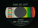 DONNIE DREAMERS Carole/Ruby My Love DECCA PSYCH 45 RPM