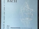DUO LEE MAKANOWITZKY JS BACH SONATES 1959 LUMEN LD 3-437/8 Rare Box Set (NM/VG)
