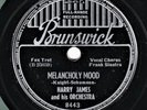 HOLY GRAIL JAZZ -- Frank Sinatra : Brunswick 8443 - 78 (E-) HC - His 1st Record