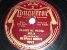 BLUES IM A GAMBLIN'WOMAN MEMPHIS MINNIE CONQEROR RECORD 78