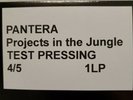 PANTERA Projects in the Jungle TEST PRESSING LP NEAR MINT Matrix #726339