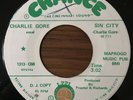 CHARLIE GORE Sin City / I Promised Me CHANCE Hillbilly Honkytonk PROMO 45 VG+