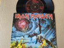 IRON MAIDEN flight of icarus FULLY AUTOGRAPHED PIC. SLEEVE 1983 EMI ORIGINAL 7”