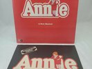 ANNIE A NEW MUSICAL CAST SOUNDTRACK VINYL W/ 1977 PROGRAM RARE LP RECORD ALBUM