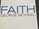 George Michael ?– Faith - 1987 Vinyl LP - 4600001 Demo Signed Autographed