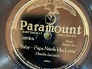 Paramount 12675 CHARLIE JACKSON Papa Needs His Lovin'  Blues 78rpm 1928 EE-