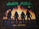 OVERKILL / Feel The Fire OG GERMANY LP 1985 NOISE RECORDS THRASH METAL CLASSIC