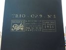Pasquier Trio Beethoven Trio N°3 Album of 3 X 78RPM Pathé PAT 7/9