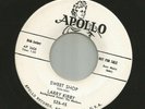 ROCKABILLY  bw TEEN - LARRY KIRBY -  SWEET SHOP  - HEAR -1958 PROMO APOLLO