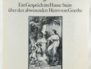 HACKS Ein Gespräch im Hause Stein über den abwesenden Herrn v. Goethe LP LITERA