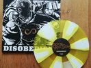 Stick To Your Guns Disobedient repress on Yellow/White Pinwheel vinyl