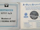 DECCA SXL 2157 ED1 WBG Beethoven Members Of The Vienna Octet Septet Op.20 NM