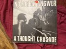 NO FOR AN ANSWER-a thought crusade LP SEALED RARE