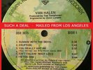 VAN HALEN - BSK 3075 - ORIGINAL PALM TREE LABEL - WB,1978 MailedFrom Los Angeles