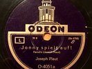 RARE   Joseph Plaut + Arthur Briggs   Jonny Spielt Auf    Odeon O-4051