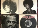 FOUR BLACK POWER / CIVIL RIGHTS LPs - Angela Davis, Malcolm X, Eldridge Cleaver