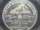 Metropolitan Orchestra: On with the Dance - Monarch 1252a 1-Sided 78 rpm Record