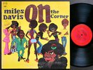 MILES DAVIS On The Corner LP COLUMBIA KC 31906 Herbie Hancock Carlos Garnett