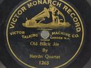 Haydn Quartet: Old Black Joe - Victor Monarch 1263 One Sided 78 rpm Record