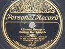 Humming Bird Orchestra: Sam the Old Accordion Man - Hosiery Advert 78 rpm Record