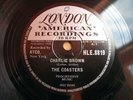 THE COASTERS, CHARLIE BROWN / THREE COOL CATS, RARE 1959 UK LONDON 78 RPM RECORD
