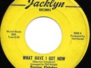 DARROW FLETCHER- WHAT HAVE I GOT NOW /SITTING THERE THAT NIGHT 45 JACKLYN 1002