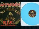 IRON MAIDEN VINYL R.I.P ROCK IN PORTLAND 1982 LIMITED BLUE US FAN CLUB EDITION
