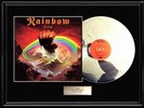 RAINBOW RISING WHITE GOLD SILVER PLATINUM TONED DIO LP RECORD NON RIAA  AWARD
