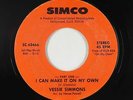 70s Soul Disco 45 - Vessie Simmons - I Can Make It On My Own - Simco - VG++ mp3