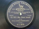 Sarah Bernhardt Les Vieux 78 Tours G&T G.C.-31172 Monoface