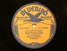 COUNTRY JIMMIE RODGERS Old Love Letters /That's Why I'm Blue BUFF BLUEBIRD 6198