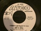 Ben E King - Cry No More / No Place To Hide - Rare Promo Soul 45 VG+