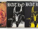 BATHORY . rare yellow goat LP + ORIGINAL 2.edition 1984 Venom Celtic Frost Sodom