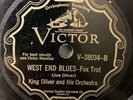 King Oliver Orchestra-Scroll Victor V-38034 West End Blues/Ellington (1929)