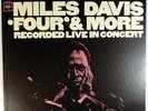 MILES DAVIS-FOUR & MORE-RECORDED LIVE IN CONCERT-COLUMBIA TWO EYE STEREO LP