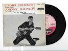 EP JOHNNY HALLYDAY VOGUE CENTREUR LANGUETTE T AIMER FOLLEMENT