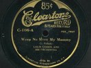 78tk-dance-CLEARTONE C-106-Louis Cohen/Merry Melody Men-(Weep no More/Crooning)