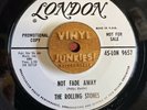 ROLLING STONES Not Fade Away US Original White London Promo Rare VG++ 45 LON9657