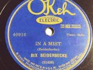Bix Beiderbecke/Tram-Bix and Lang - In A Mist / Wringin' An' Twistin', OKeh blu