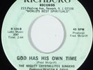 Gospel Soul 45 MIGHTY CRYSTALLITES SINGERS God Has His Own Time RICHBURG HEAR
