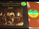 Crosby, Stills, Nash & Young-Deja Vu-1977 Dutch Brown Vinyl LP-NM In Shrink