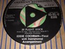 Eddie Cochran 20 Flight Rock 1957 Silver London Tri-Centre 45/HLU 8386 EX Vinyl